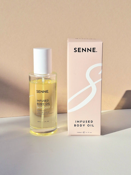 Infused body oil
